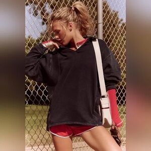 Free People FP Movement Work It Out Pullover in Black